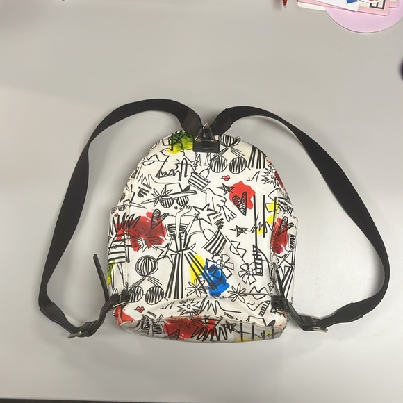 Alice & Olivia Colorful Abstract Print Backpack / preowned OS - Picture 5 of 15
